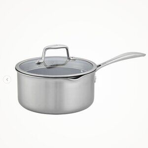 Zwilling Clad CFX, 3 qt, Non-stick, Stainless Steel Ceramic Saucepan